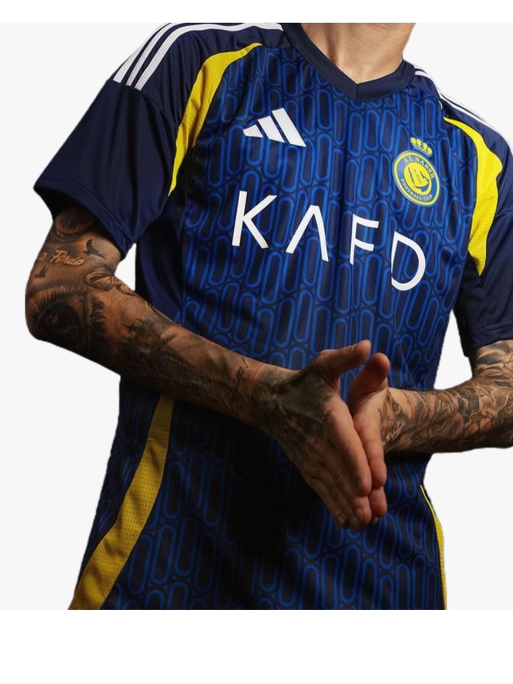 adidas Men’s Navy & Yellow Performance Soccer Jersey